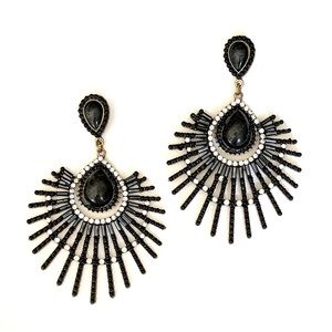 Black Statement Earrings